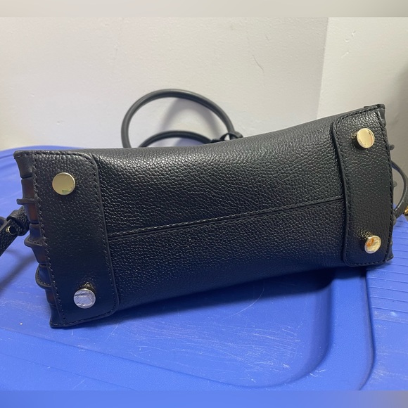 EUC Michael Kors Black Leather Mini Mercer Tote Clean - Picture 8 of 12